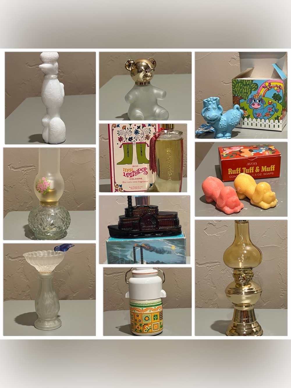 AVON Vintage Decanter & Soap Collection Bundle